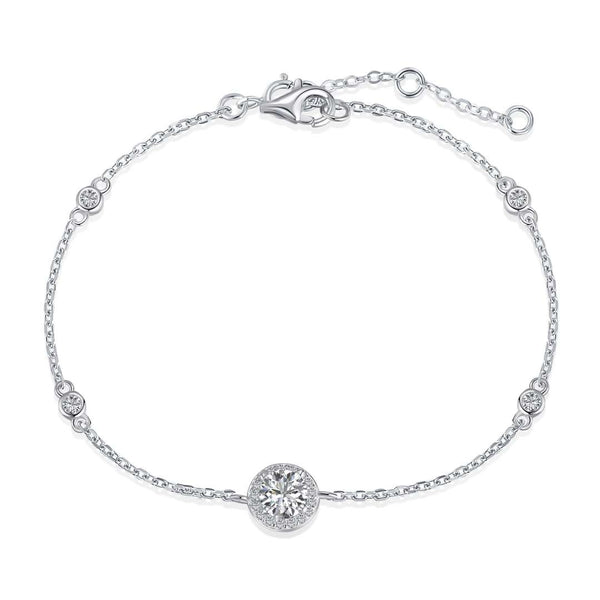 [SHINY]Dazzling Round Cut Shape Bracelet