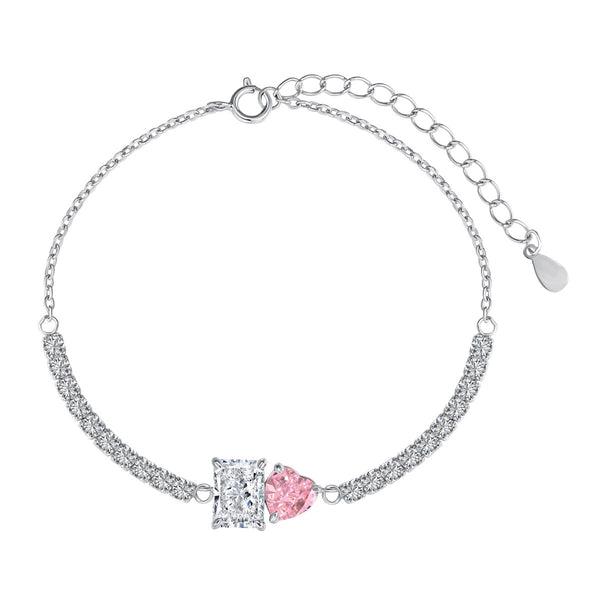 [SHINY]Dazzling Unique Multi Shape Lover Bracelet
