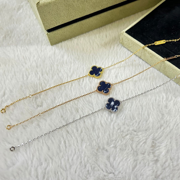 ˇShiny JewelryˇCLOVER 1 MOTIF PIETERSITE BRACELET