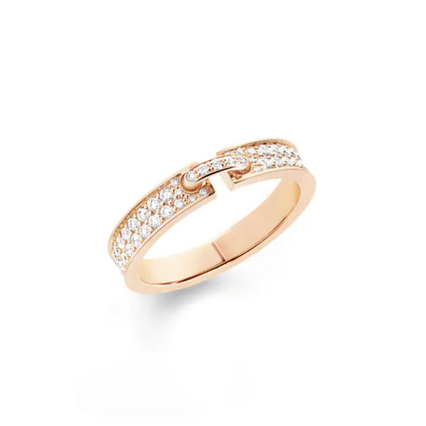 ˇShiny JewelryˇALLIANCE LIENS VIDENCE PAVED DIAMOND 4MM RING