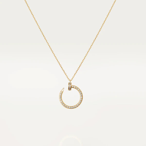 ˇShiny JewelryˇJUSTE NECKLACE GOLD DIAMONDS