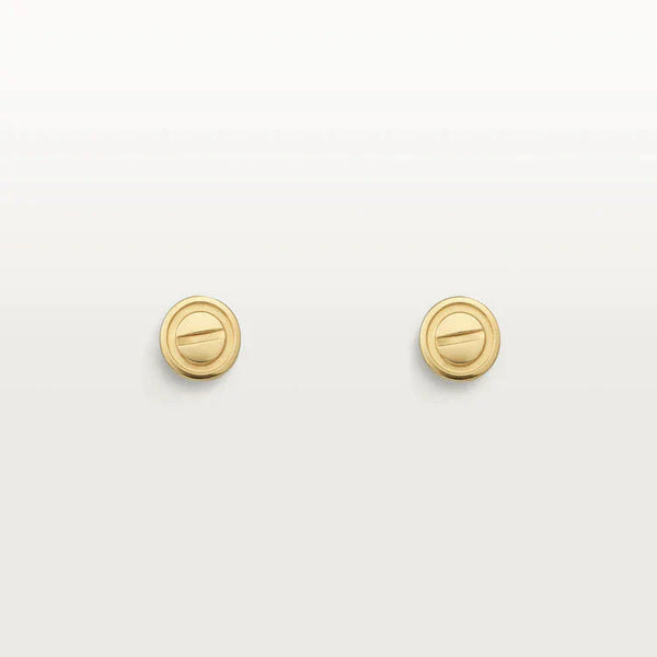 ˇShiny JewelryˇLOVE EARRINGS GOLD 10MM