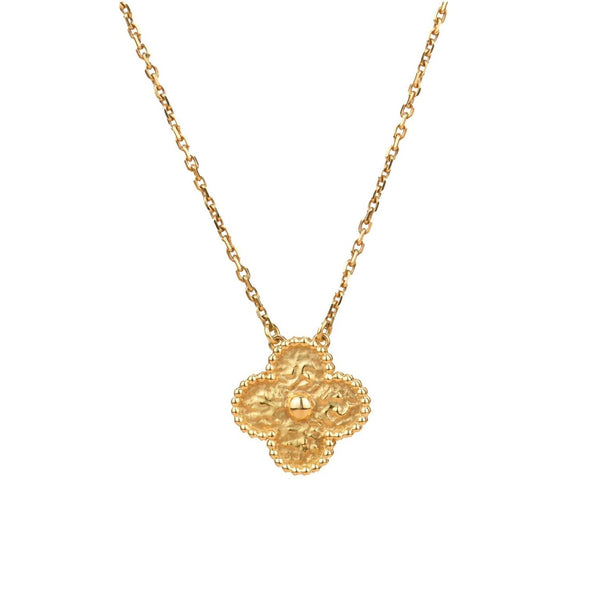 ˇShiny JewelryˇCLOVER 15MM  BRONZING NECKLACE