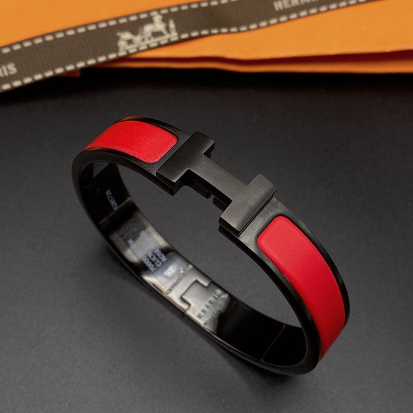 ˇShiny JewelryˇCLIC HM SO BLACK RED BRACELET
