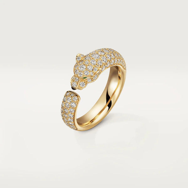 ˇShiny JewelryˇPANTHERE PINK GOLD DIAMOND RING